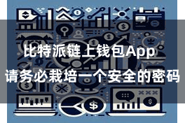 比特派链上钱包App 请务必栽培一个安全的密码