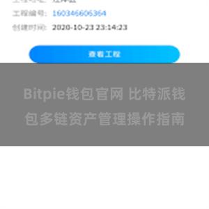 Bitpie钱包官网 比特派钱包多链资产管理操作指南