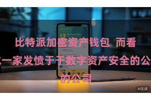 比特派加密资产钱包  而看成一家发愤于于数字资产安全的公司