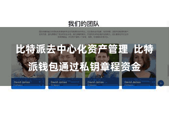 比特派去中心化资产管理  比特派钱包通过私钥章程资金